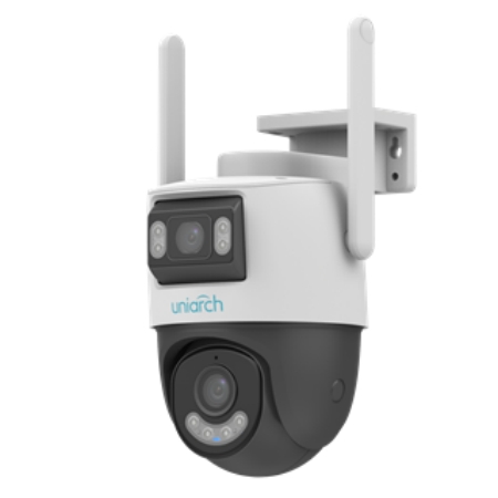 3მპ  მოძრავი WI-FI კამერა dual lens, , 4X ზუმით, SD ბარათით, მიკროფონით