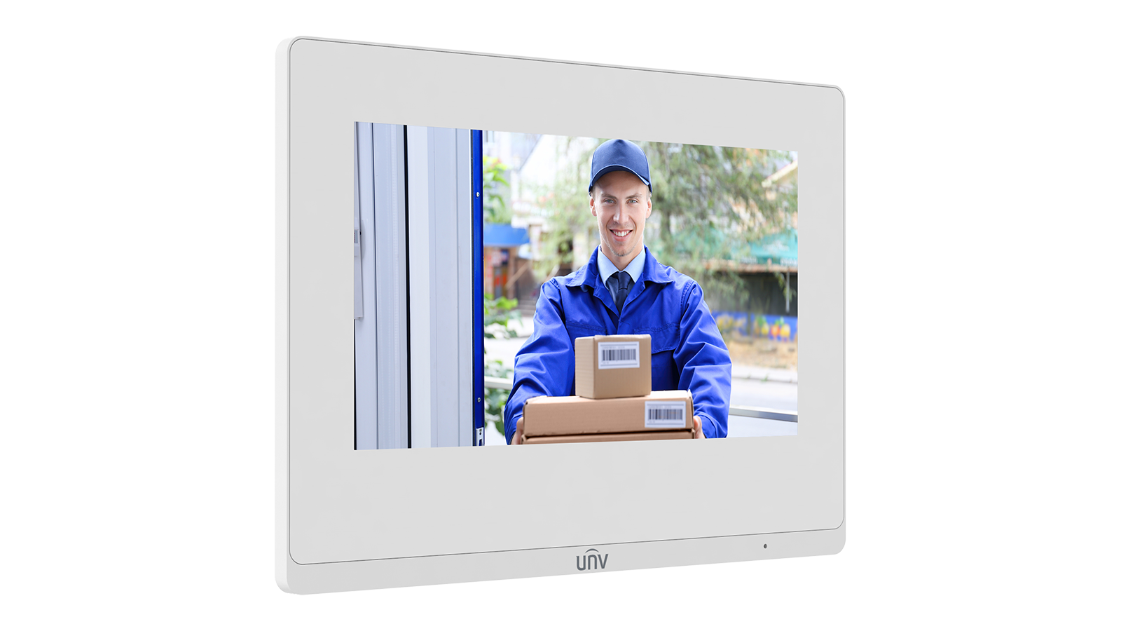 7-inch POE intercom screen white