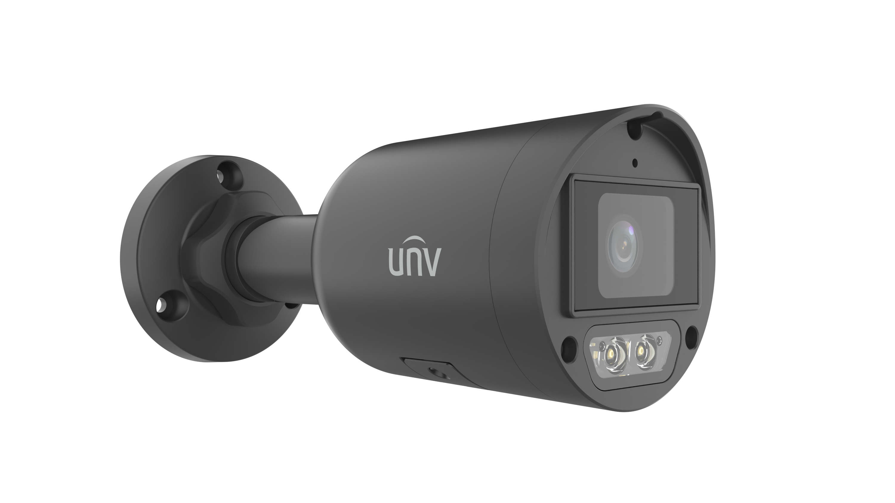 4MP bullet camera with 2.8mm lens, Dual Light, SD card slot and  Mic (Black)